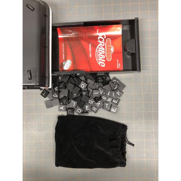 Scrabble Diamond Anniversary Edition Foldable Turntable Game Board Complete - Picture 5 of 7